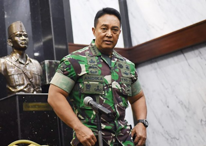 Kepala Staf Angkatan Darat (KSAD) TNI Jenderal Andika Perkasa.